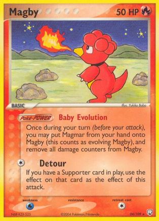 Magby 024 [Team Rocket Returns]  - Reverse Holofoil