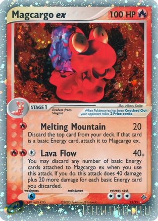 Magcargo ex 095  - Holofoil