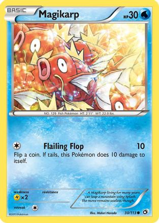 Magikarp 030/113 [Legendary Treasures]  - Reverse Holofoil