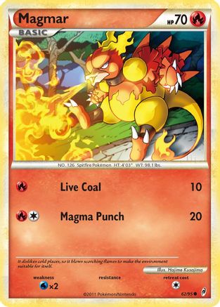Magmar 062/95 [Call of Legends]  - Reverse Holofoil