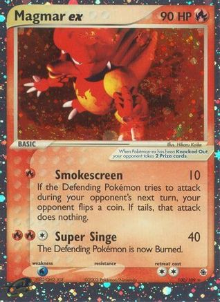 Magmar ex 100/109 [Ruby and Sapphire]  - Holofoil