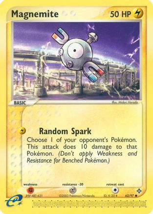 Magnemite 062/97 [Dragon]  - Reverse Holofoil