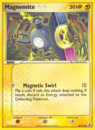 Magnemite 059/92 [Legend Maker]  - Reverse Holofoil