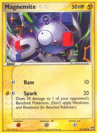 Magnemite 054 [Power Keepers]  - Reverse Holofoil