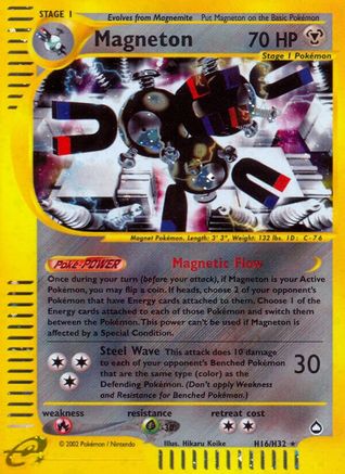 Magneton (H16) H16 [Aquapolis]  - Holofoil