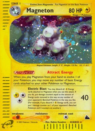 Magneton (H18) H18 [Skyridge]  - Holofoil