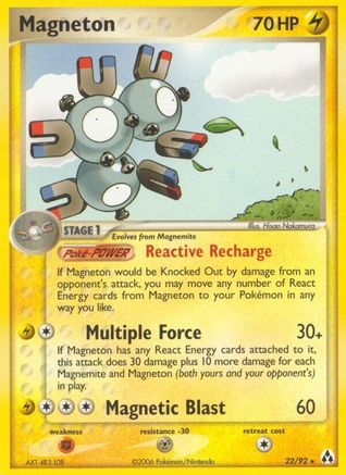Magneton 022 [Legend Maker]  - Reverse Holofoil