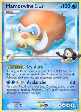 Mamoswine GL 027 [Rising Rivals]  - Reverse Holofoil