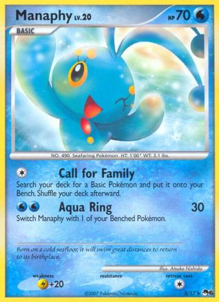Manaphy 003/017 [POP Series 6]  - Holofoil