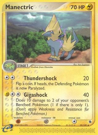 Manectric 039/109 [Ruby and Sapphire]  - Reverse Holofoil