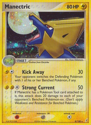 Manectric 008/100 [Crystal Guardians]  - Holofoil