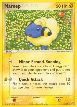Mareep 067/109 [Team Rocket Returns]  - Reverse Holofoil