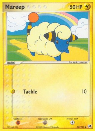 Mareep 062/115 [Unseen Forces]  - Reverse Holofoil