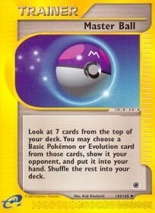 Master Ball 143/165 [Expedition]  - Reverse Holofoil