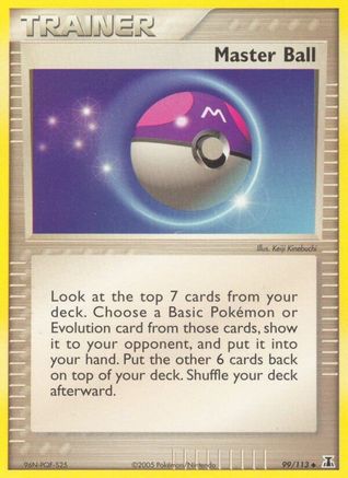 Master Ball 099/113 [Delta Species]  - Reverse Holofoil