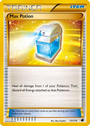 Max Potion (121 Secret Rare) 121 [Plasma Freeze]  - Holofoil