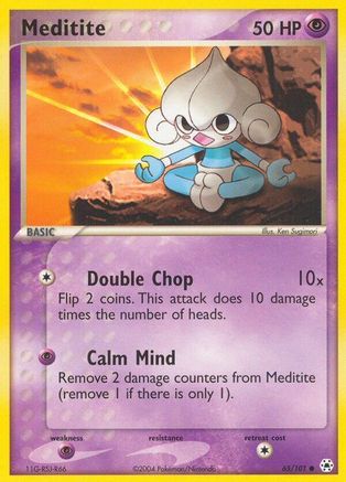 Meditite 065/101 [Hidden Legends]  - Reverse Holofoil