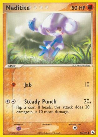 Meditite 066/101 [Hidden Legends]  - Reverse Holofoil