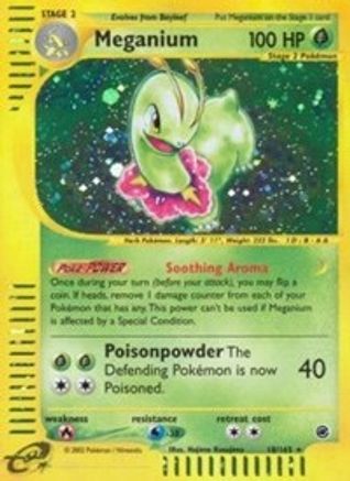 Meganium (18) 018 [Expedition]  - Holofoil