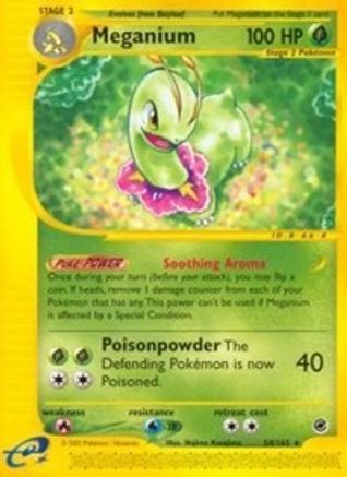 Meganium (54) 054 [Expedition]  - Reverse Holofoil