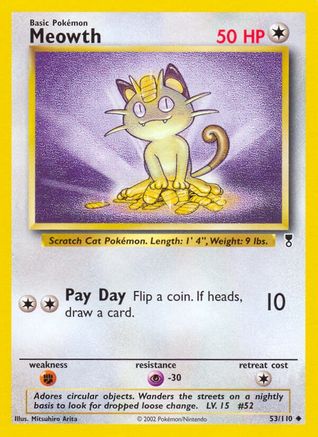 Meowth 053 [Legendary Collection]  - Reverse Holofoil