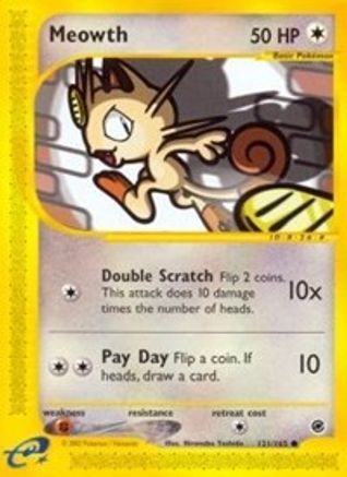 Meowth 121/165 [Expedition]