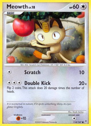Meowth 114 [Supreme Victors]  - Reverse Holofoil