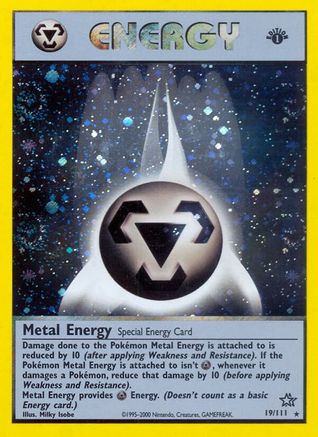 Metal Energy 019/111 [Neo Genesis]  - 1st Edition Holofoil