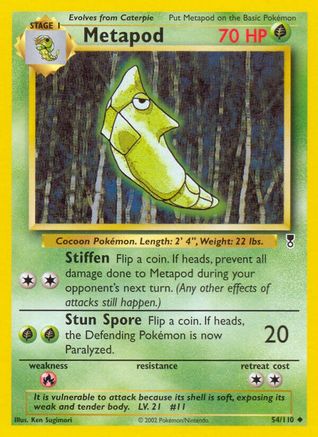 Metapod 054 [Legendary Collection]  - Reverse Holofoil