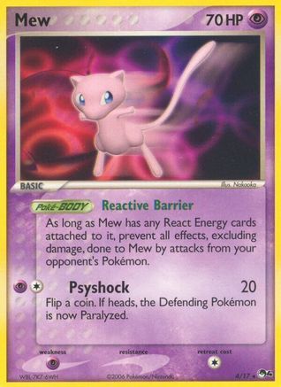 Mew 004/017 [POP Series 4]  - Holofoil