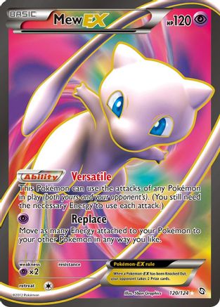 Mew EX (120 Full Art) 120 [Dragons Exalted]  - Holofoil