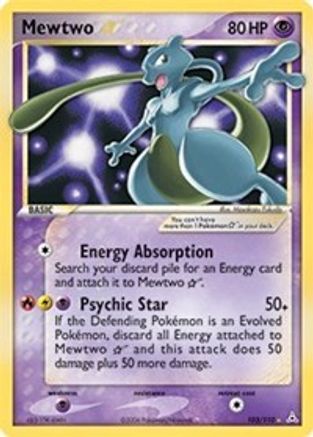 Mewtwo Star 103 [Holon Phantoms]  - Holofoil