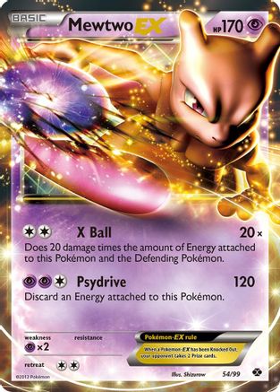Mewtwo EX 054/99 [Next Destinies]  - Holofoil
