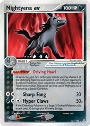 Mightyena ex 101 [Holon Phantoms]  - Holofoil