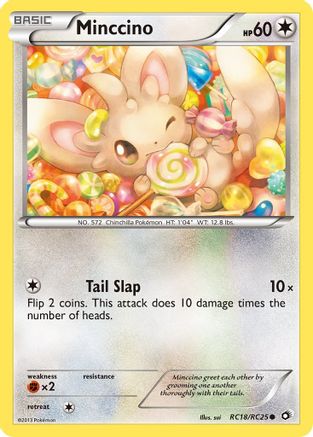 Minccino RC18/RC25 [Legendary Treasures Radiant Collection]  - Holofoil