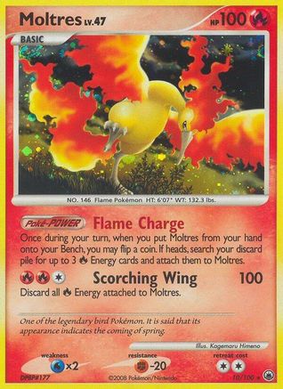 Moltres 010 [Majestic Dawn]  - Reverse Holofoil