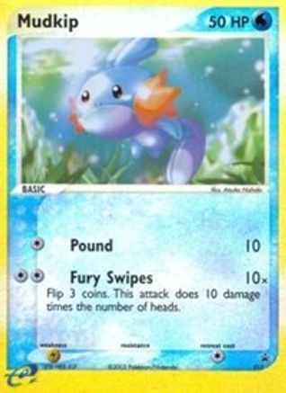 Mudkip 010 [Nintendo Promos]  - Reverse Holofoil
