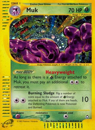 Muk (H17) H17 [Aquapolis]  - Holofoil