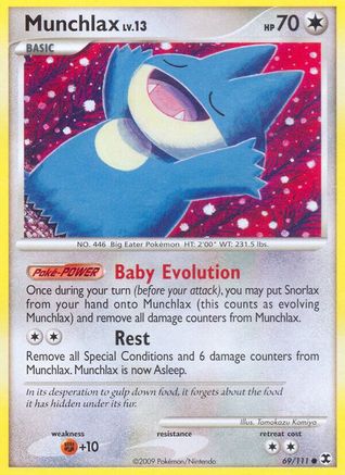 Munchlax (69) 069/111 [Rising Rivals]  - Reverse Holofoil