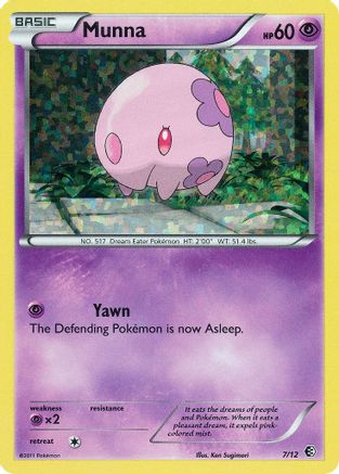 Munna 007/12 [McDonalds Promos 2011]  - Holofoil