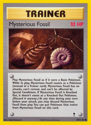 Mysterious Fossil 109/110 [Legendary Collection]  - Reverse Holofoil
