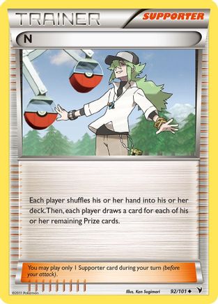 N (Supporter) 092/101 [Noble Victories]