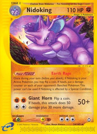 Nidoking (24) 024/147 [Aquapolis]