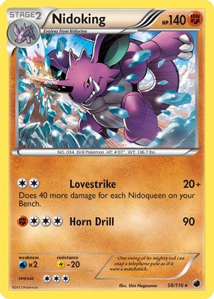 Nidoking 058 [Plasma Freeze]