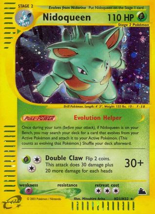 Nidoqueen (H21) H21 [Skyridge]  - Holofoil
