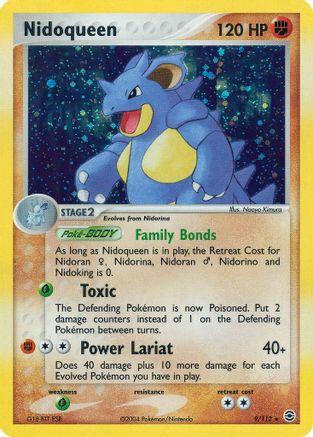 Nidoqueen 009 [FireRed & LeafGreen]  - Reverse Holofoil