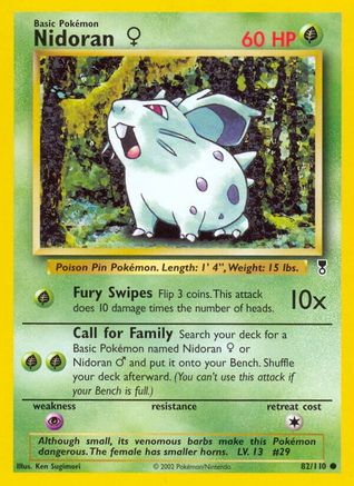 Nidoran F 082 [Legendary Collection]  - Reverse Holofoil