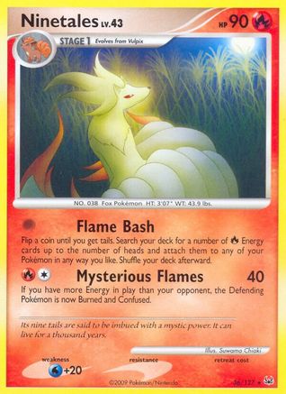 Ninetales 036 [Platinum]  - Reverse Holofoil