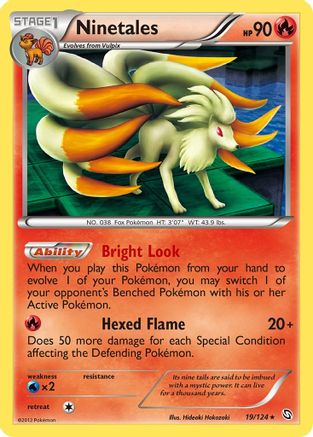 Ninetales 019 [Dragons Exalted]  - Holofoil
