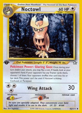 Noctowl 042/111 [Neo Genesis]  - 1st Edition